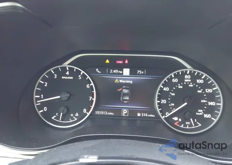 2020 Nissan Maxima Sv Xtronic Cvt from USA, damaged, VIN 1N4AA6CVXLC376922